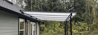 Attached patio cover configuration option